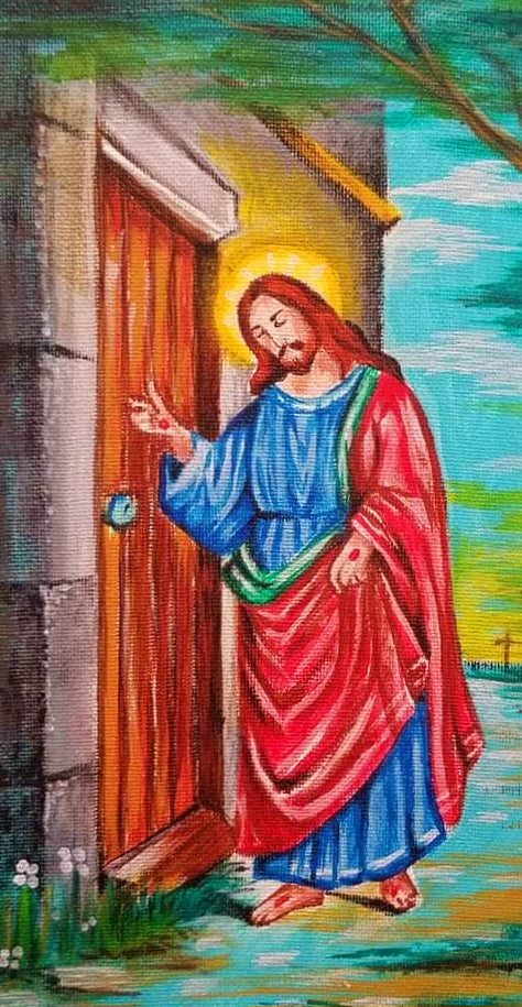 "Jesus knocking" -original SOLD