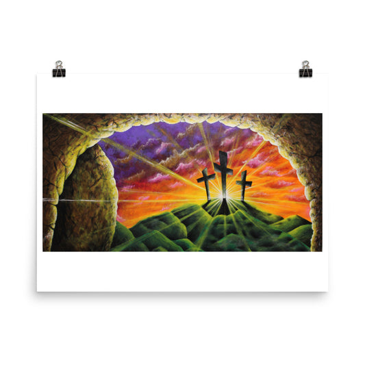 "Open tomb" Poster 18"x24"